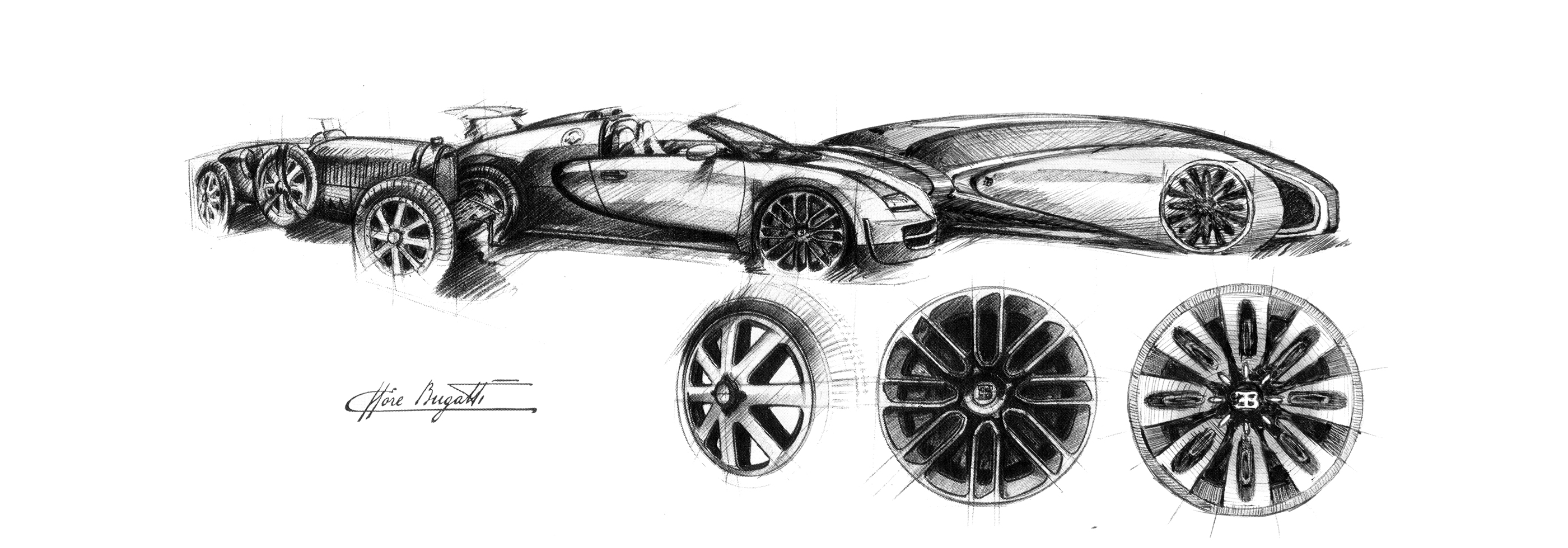 Bugatti Cheval，Art，technology，Automobile design，