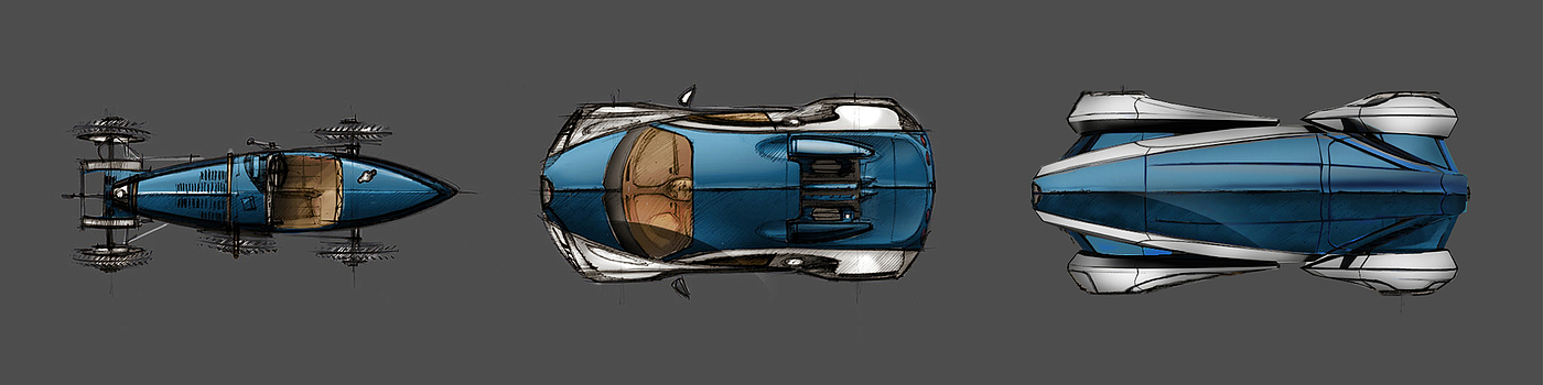 Bugatti Cheval，Art，technology，Automobile design，