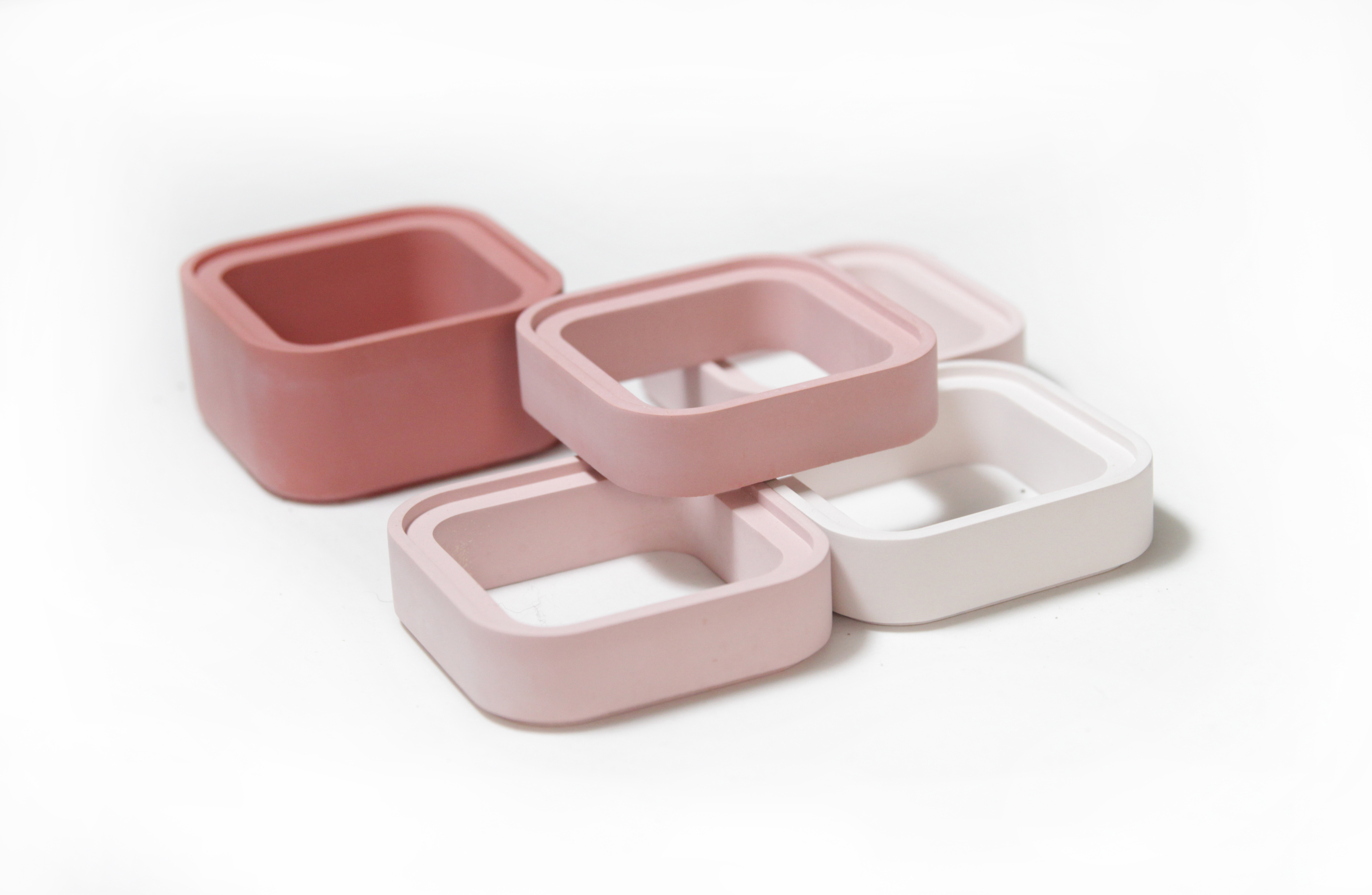 Write mountain，pen container，originality，cement，industrial design，Several degrees of gray，