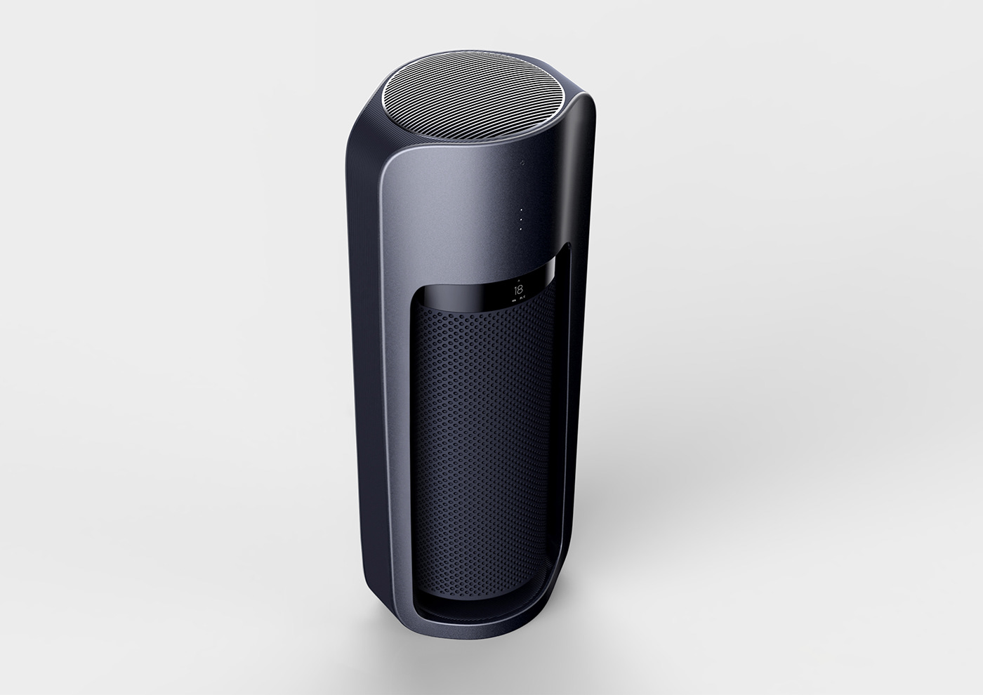 fashion，black，air cleaner，intelligence，Air Purifier，