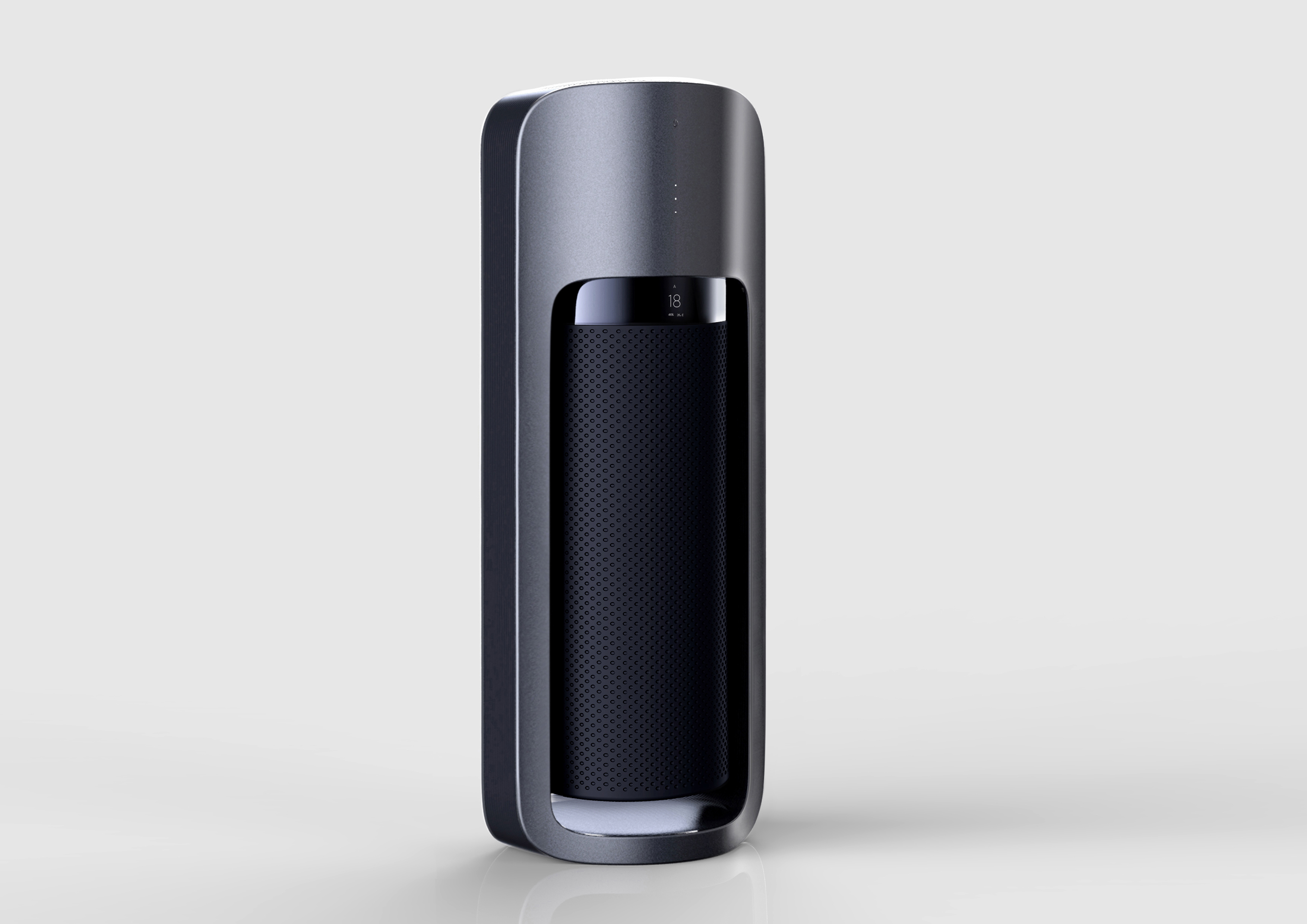 fashion，black，air cleaner，intelligence，Air Purifier，