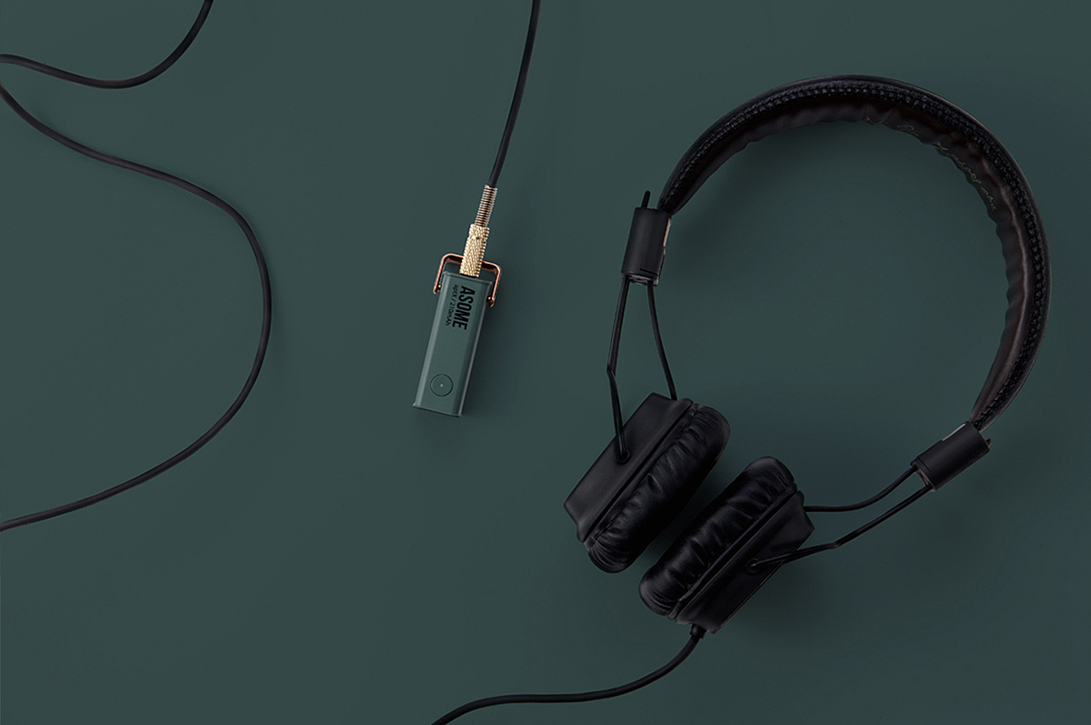 product design，industrial design，green，white，black，Bluetooth headset，Visionscape，