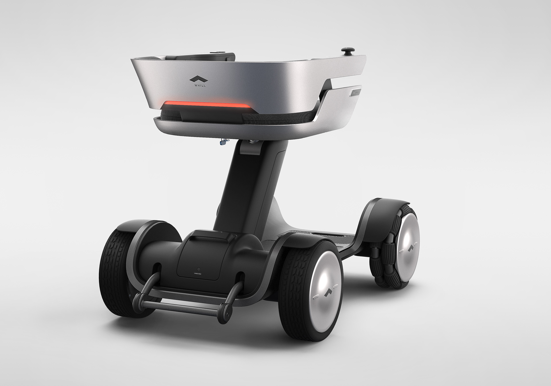 black，Electric wheelchair，WHILL F，Automatic lifting，