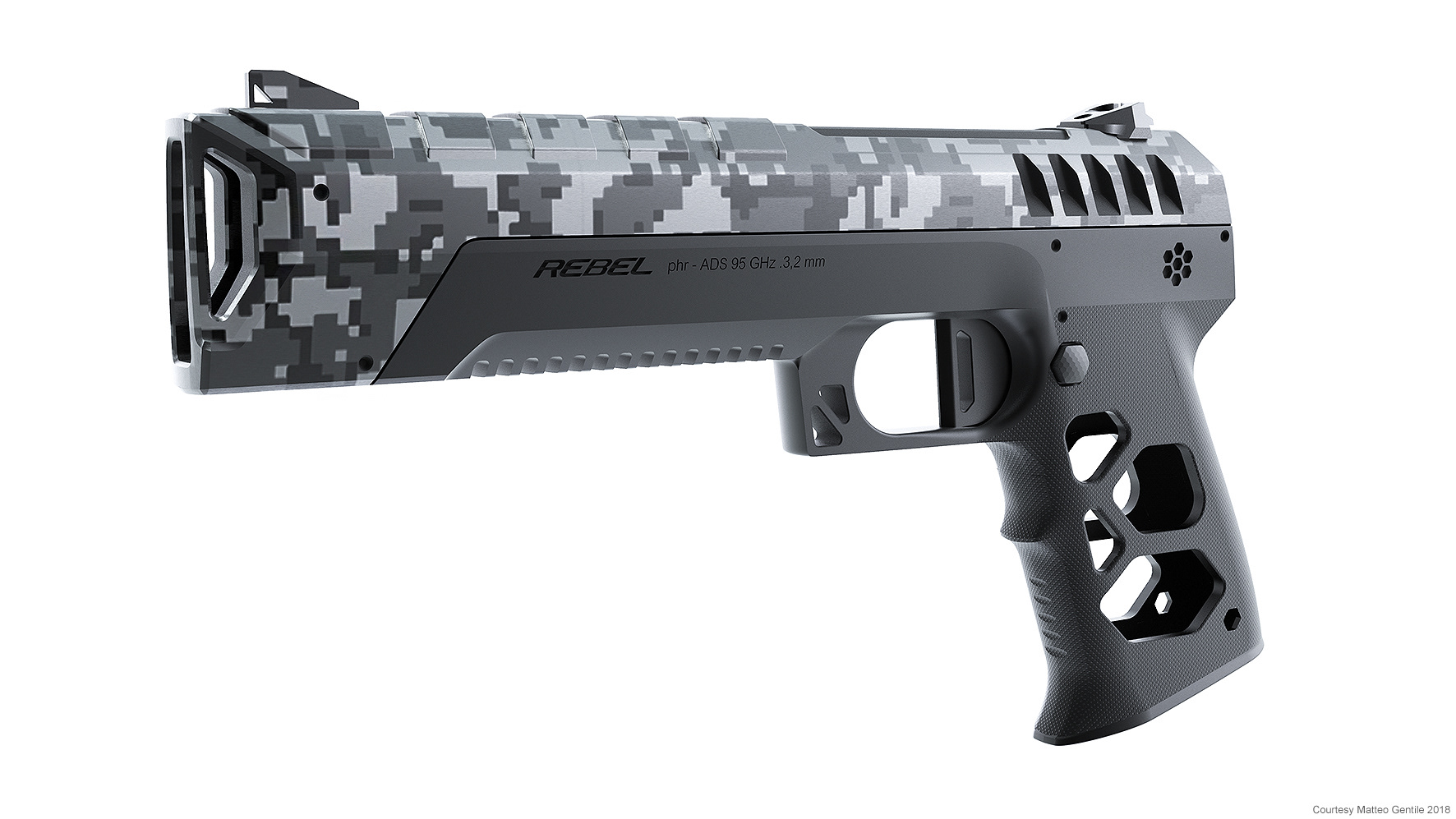 Metal，Pistol，REBEL ADS GUN，