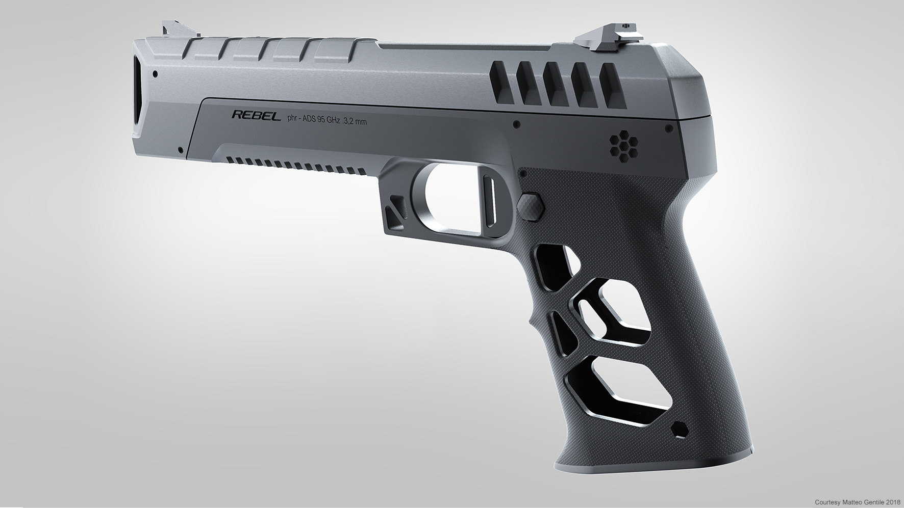 Metal，Pistol，REBEL ADS GUN，