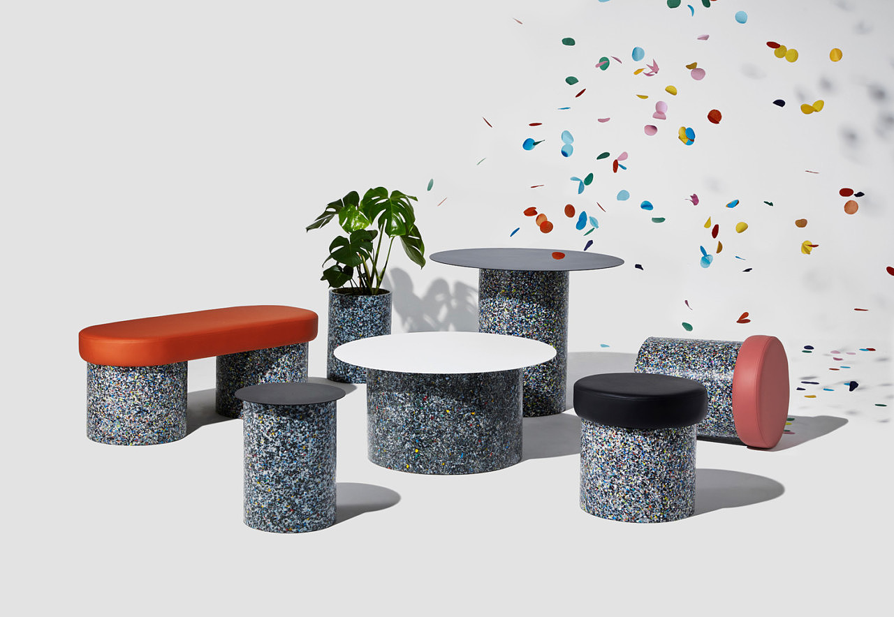 environment protection，Recycled materials，furniture design ，