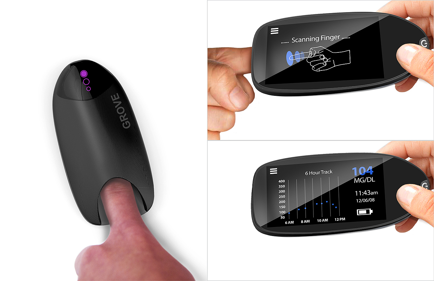 概念，医疗，血糖仪，Glucometer，