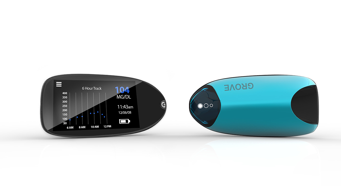 concept，medical care，Blood glucose meter，Glucometer，