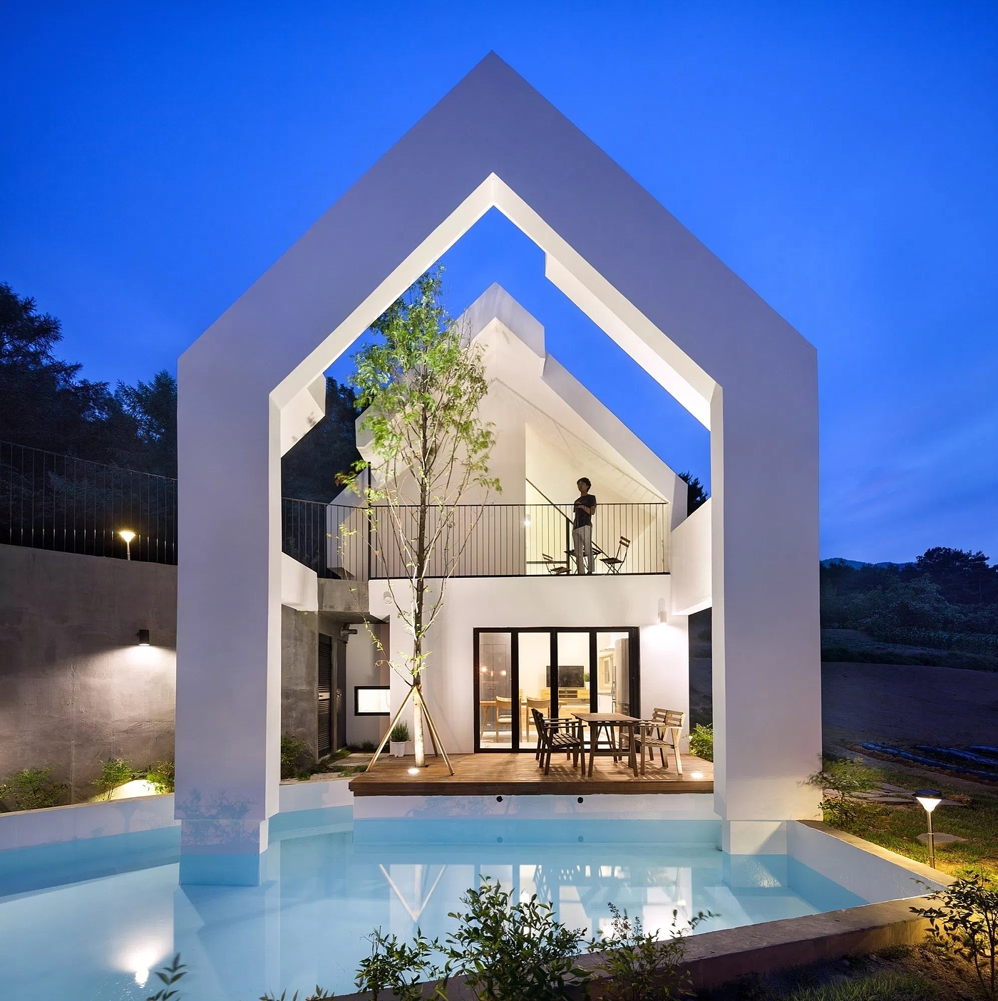 Geometricism，Minimalism，Architecture，Baomaru House，