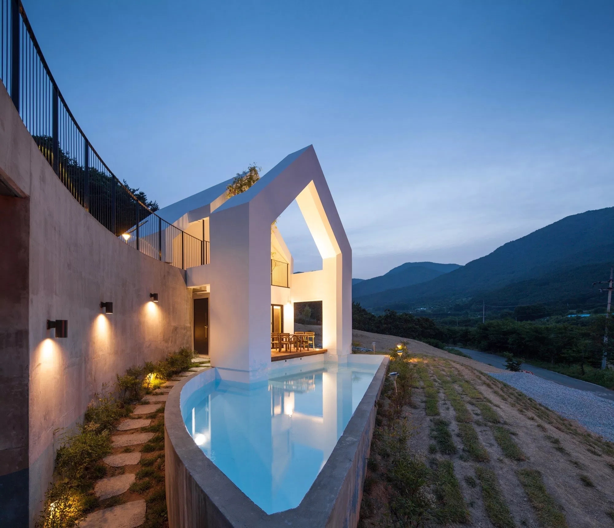 Geometricism，Minimalism，Architecture，Baomaru House，