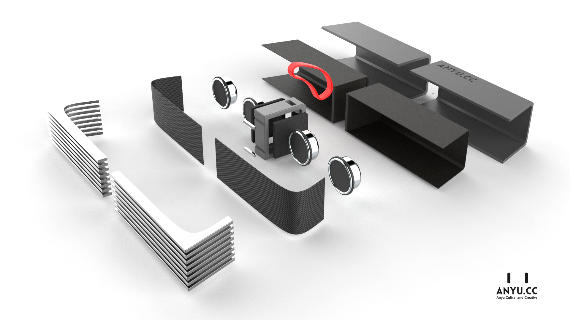 loudspeaker box，split，