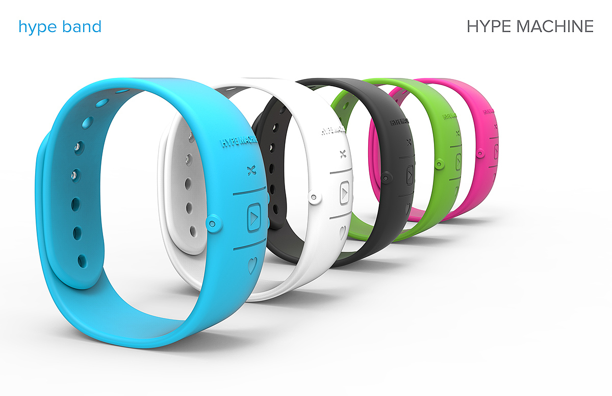 Intelligent products，Hype Machine，Hype Band，Corey cook，Music Bracelet，