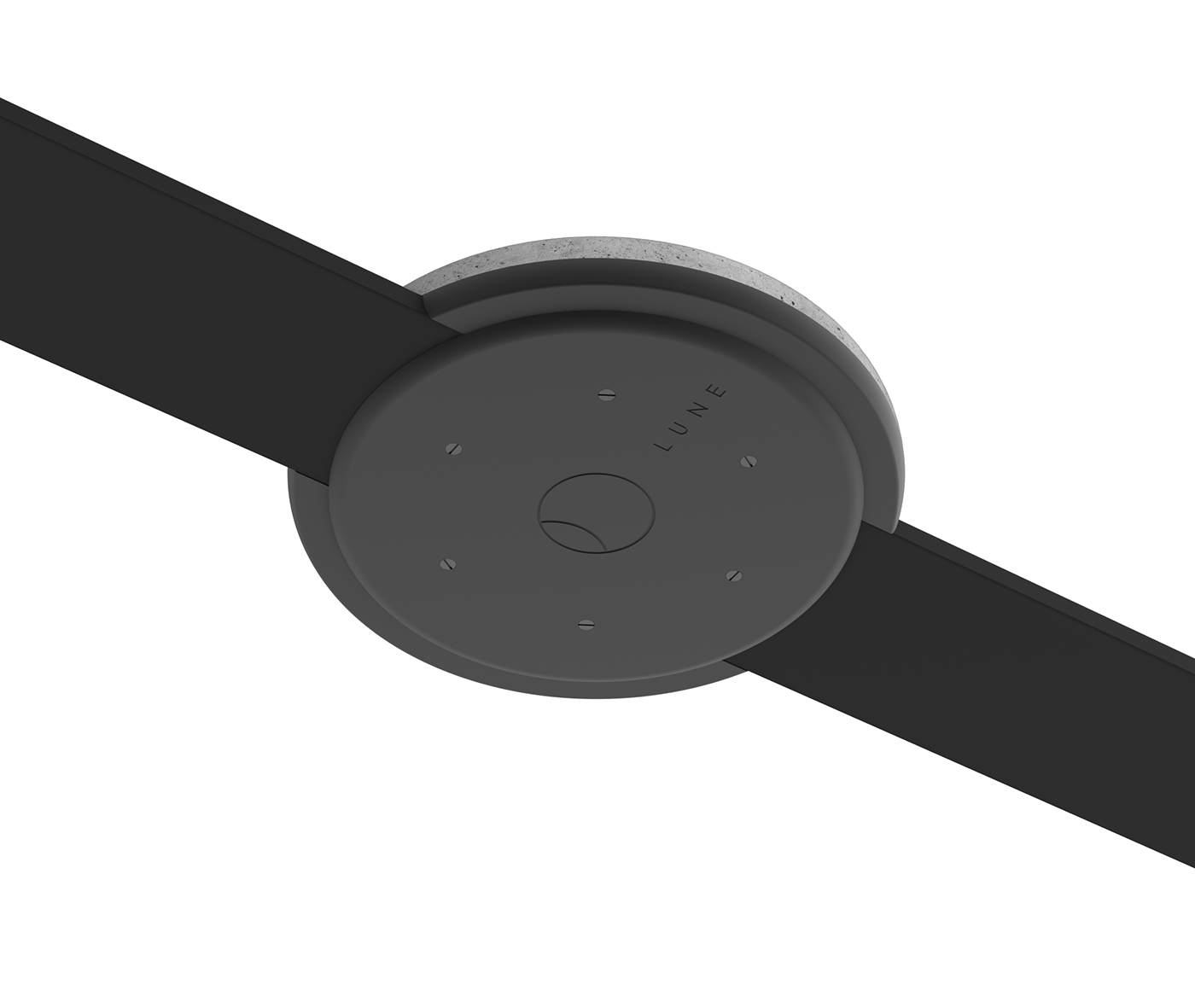 Clock design，concrete，lunar，