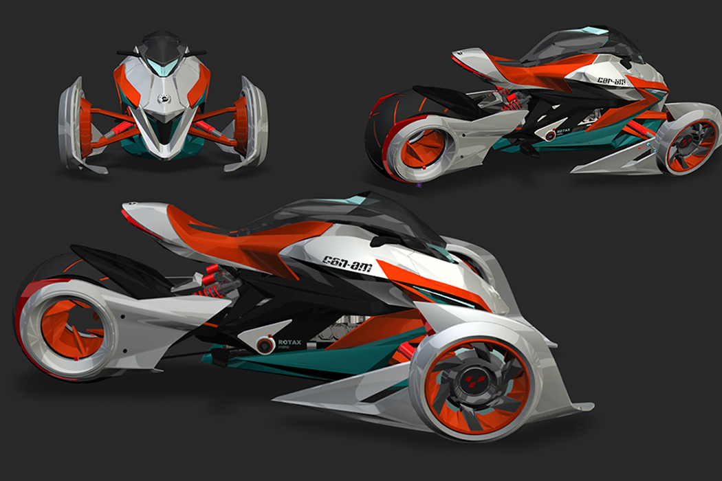 Spyder，Motorcycle design，locomotive，