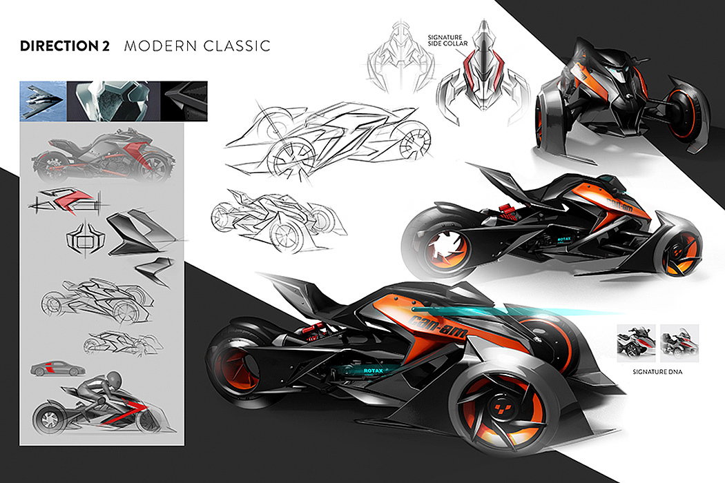 Spyder，摩托车设计，机车，