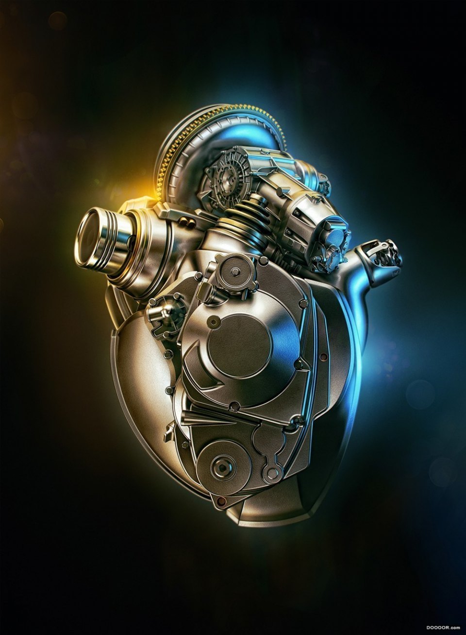 Mechanics，steel，engine，bionics，Cool，