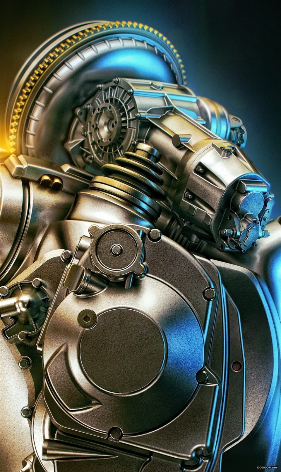 Mechanics，steel，engine，bionics，Cool，