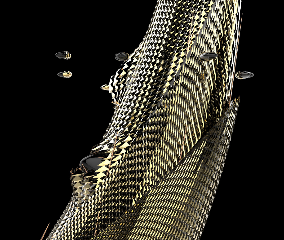 moonscape，Architectural design，Expansion structure，Dependent growth，Futurism，