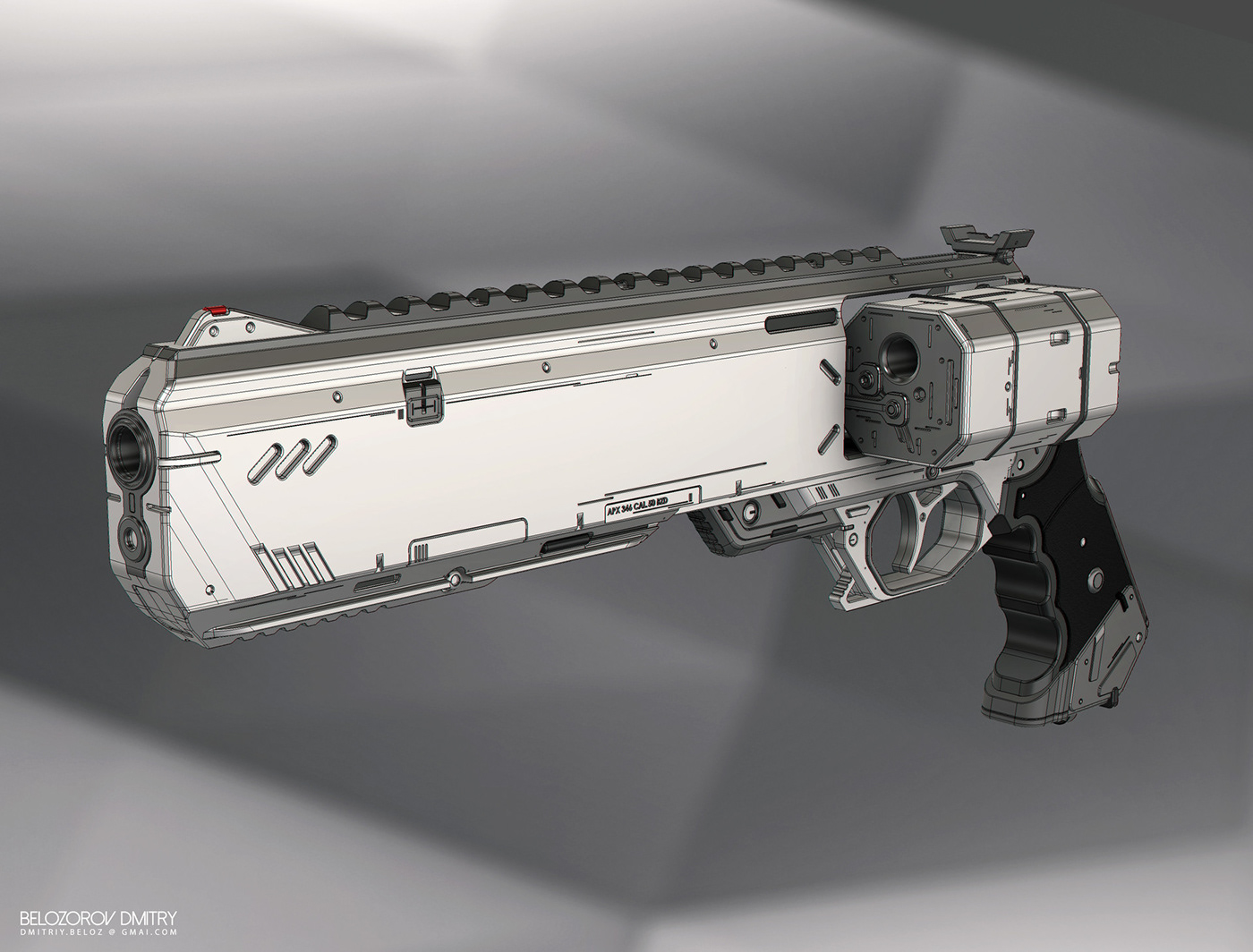 product design，industrial design，Pistol，belozorov dmitr，