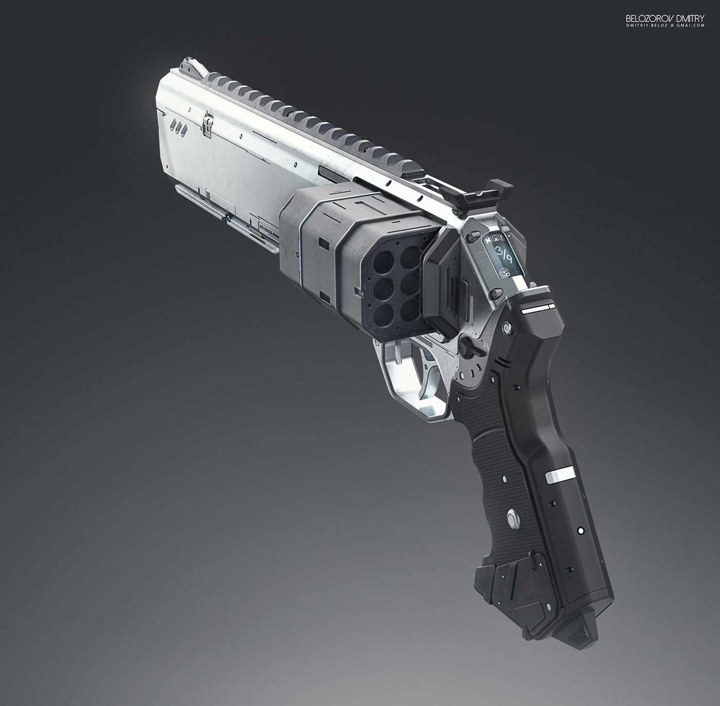 product design，industrial design，Pistol，belozorov dmitr，