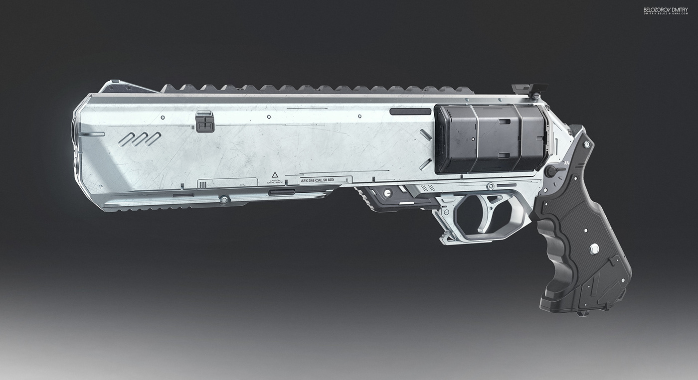 product design，industrial design，Pistol，belozorov dmitr，