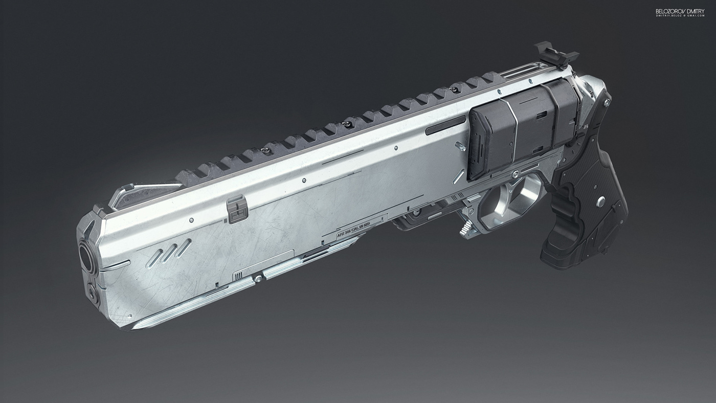 product design，industrial design，Pistol，belozorov dmitr，