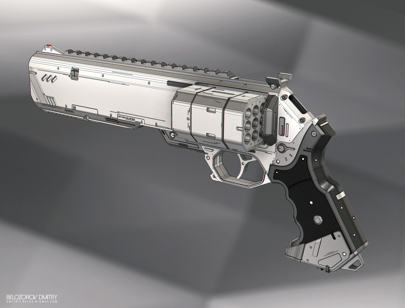 product design，industrial design，Pistol，belozorov dmitr，