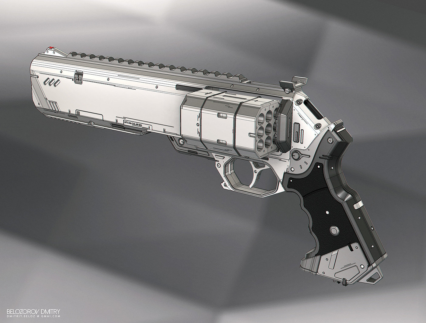 product design，industrial design，Pistol，belozorov dmitr，