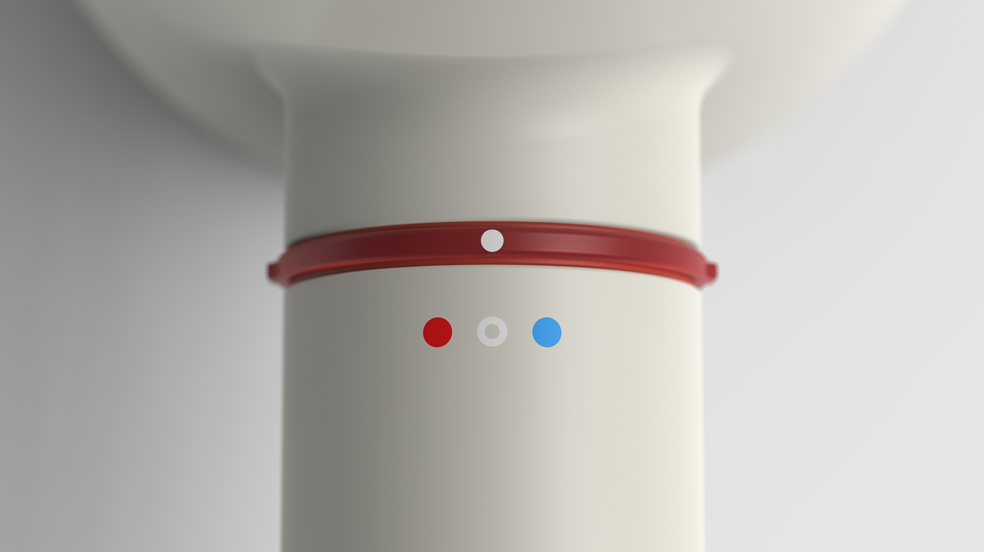 Ilio hair dryer，white，product design，