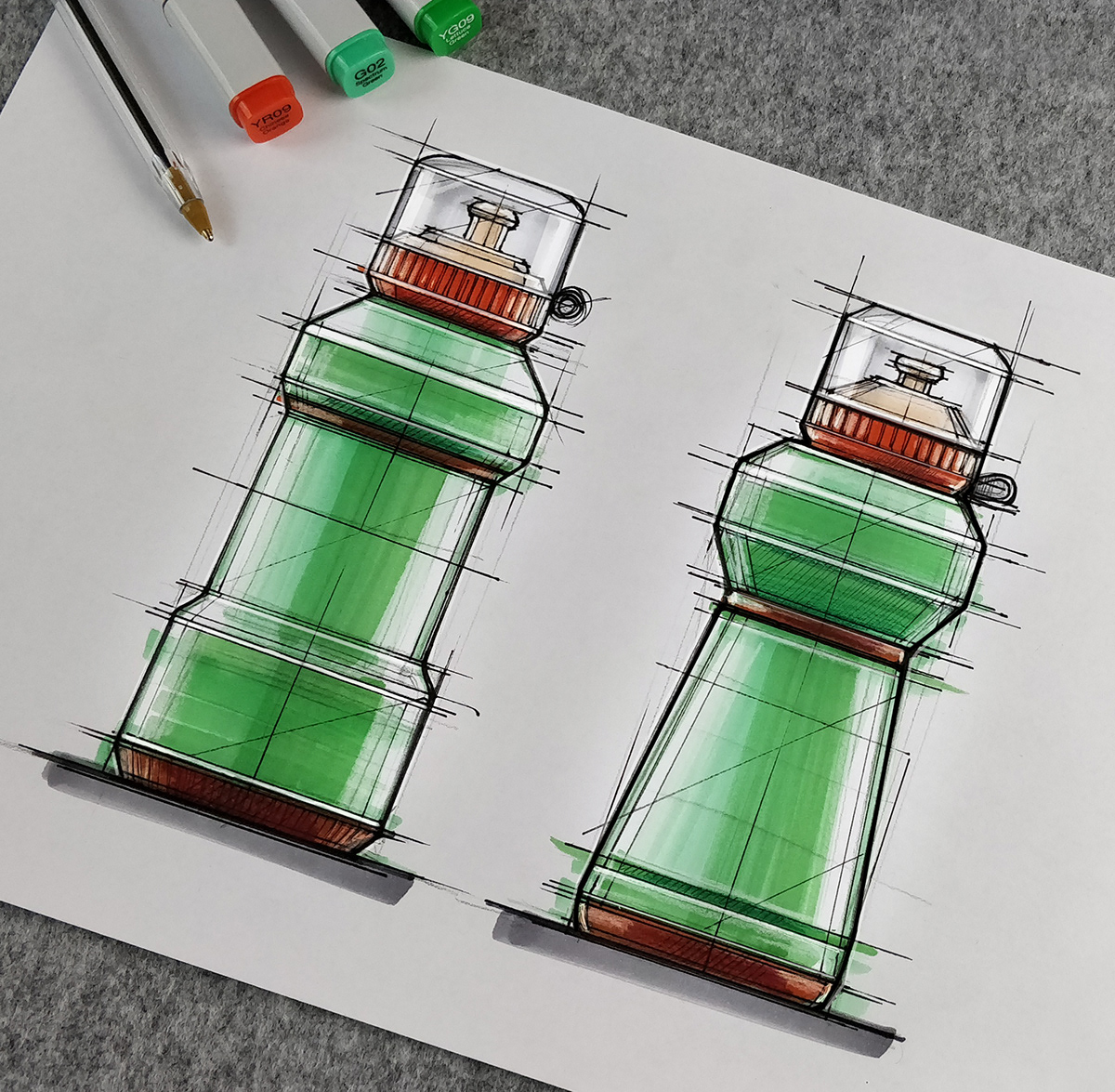 product design，manuscript，Hand drawn，industrial design，