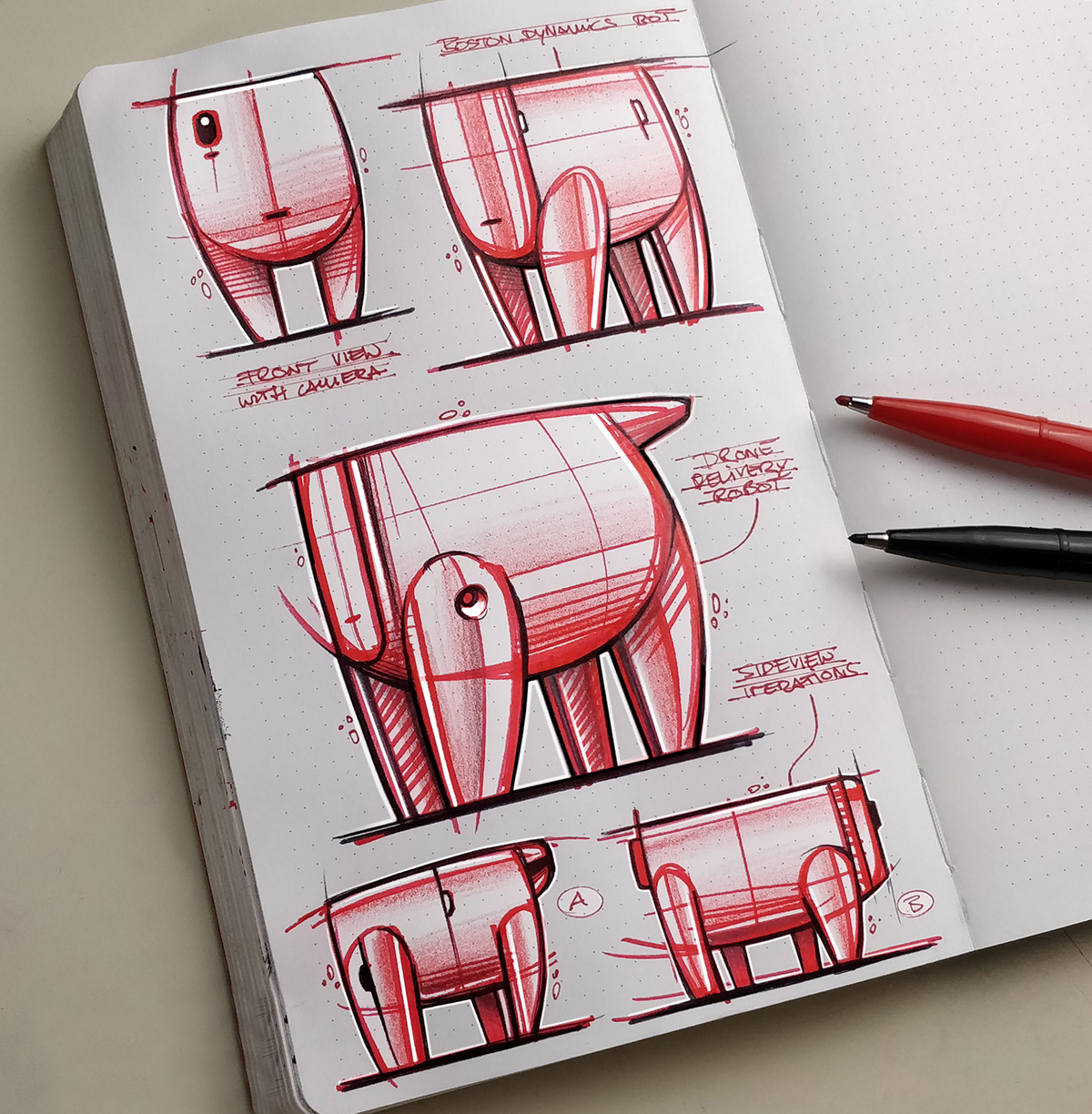 product design，manuscript，Hand drawn，industrial design，