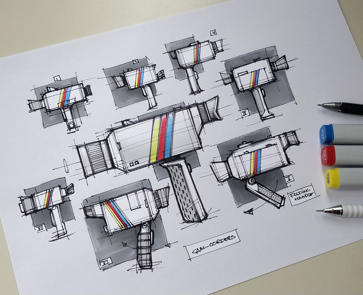 product design，manuscript，Hand drawn，industrial design，