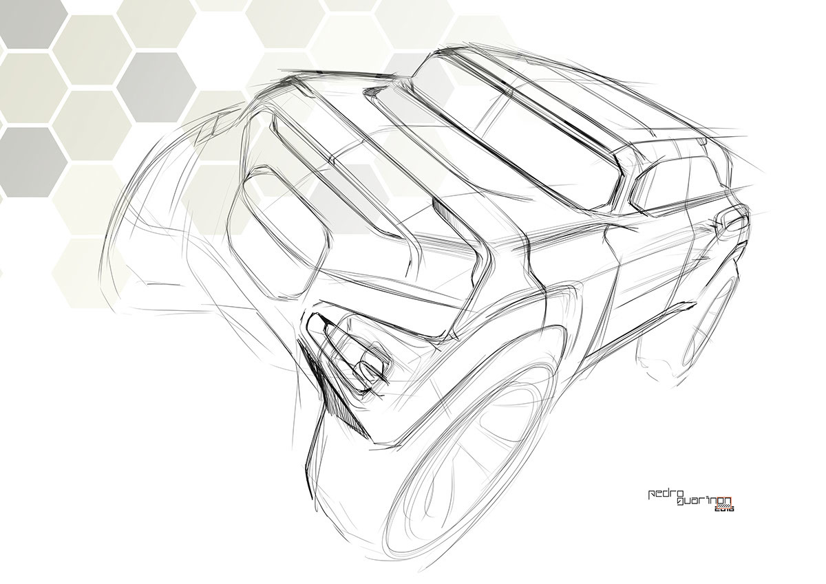 Automatic design，Military sketch，Step details，Automotive power，sketch，