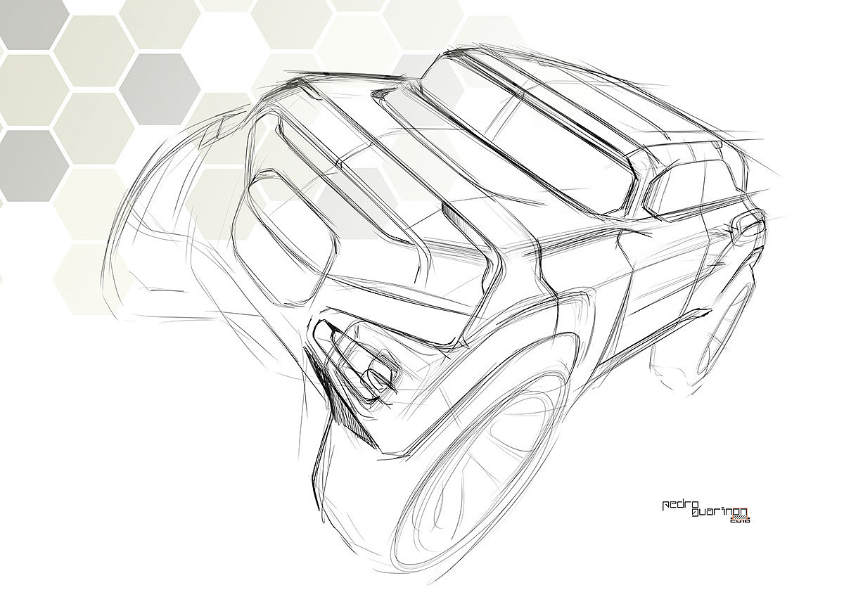 Automatic design，Military sketch，Step details，Automotive power，sketch，