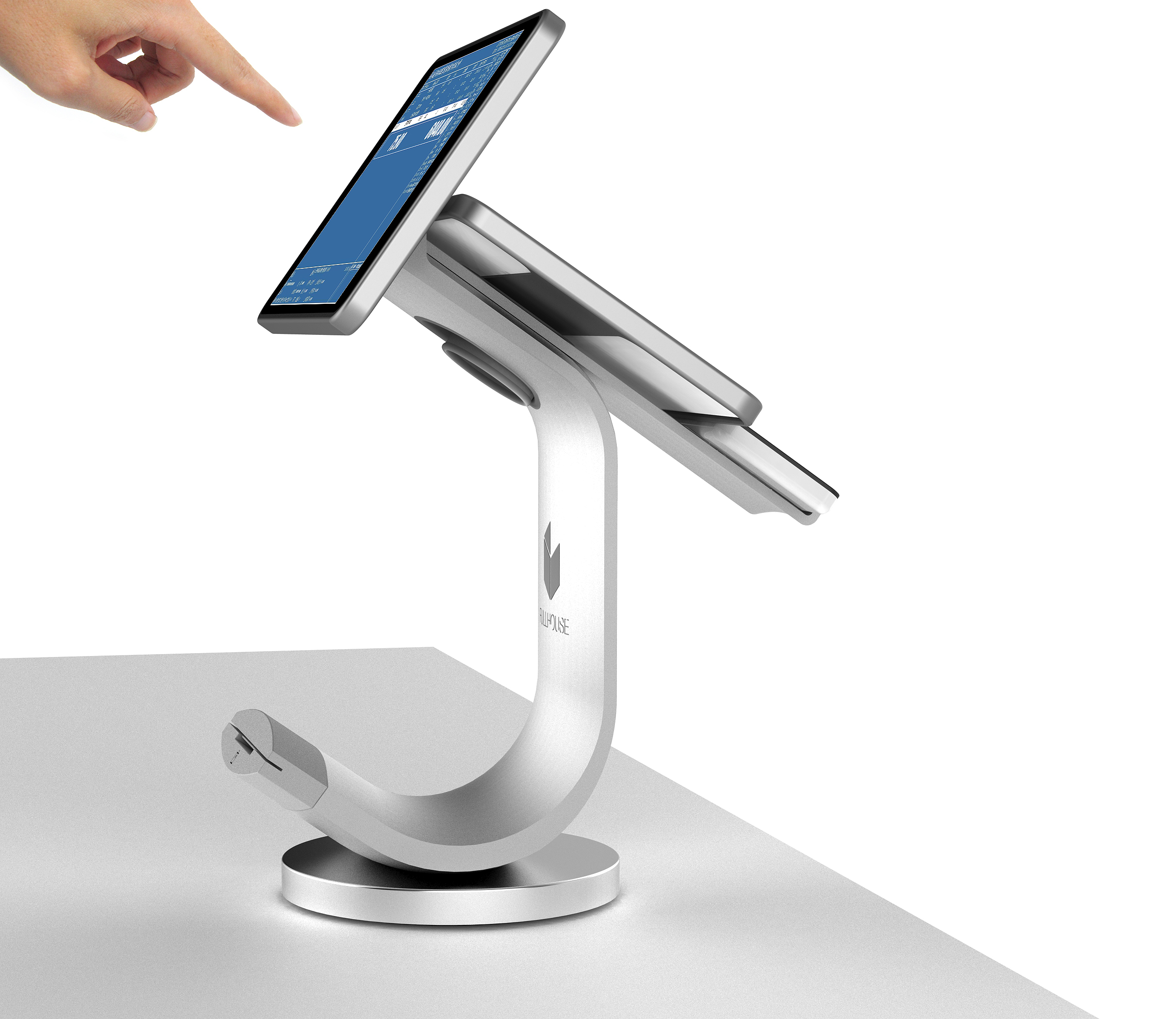 White design，product design，Original design，Payment terminal，