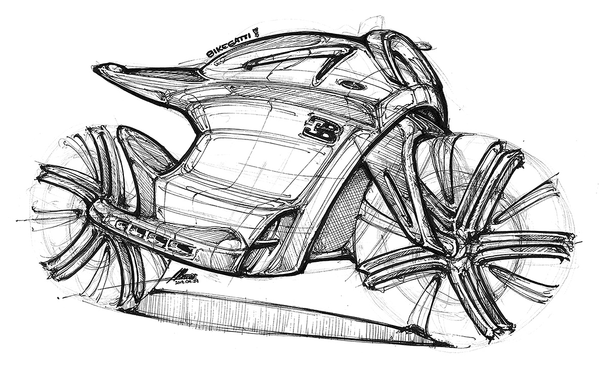 Hand drawn car，vehicle，product design，industrial design，