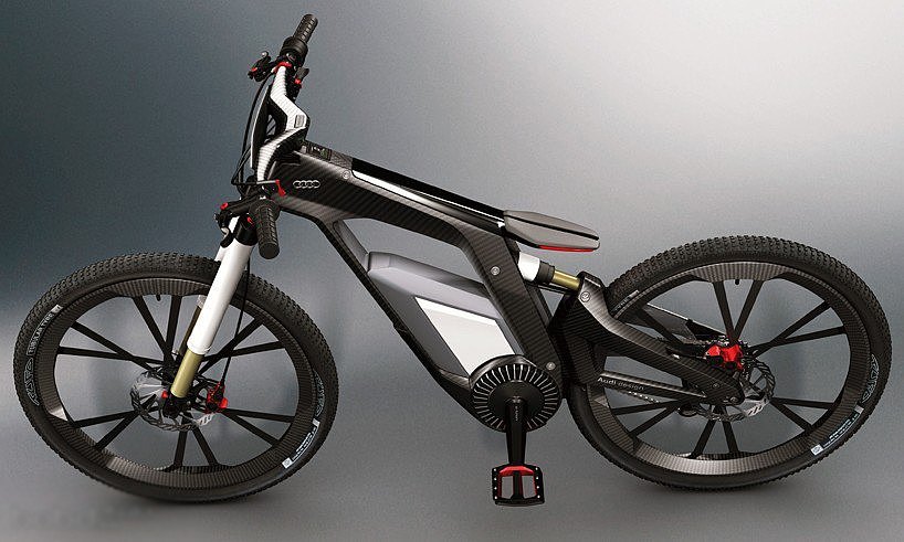 Electric，environment protection，concept，Bicycle，Cool，