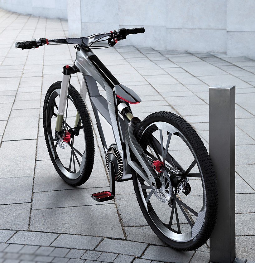 Electric，environment protection，concept，Bicycle，Cool，