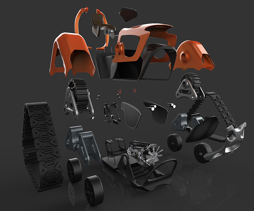 product design，Small tractor，Mini tractor，