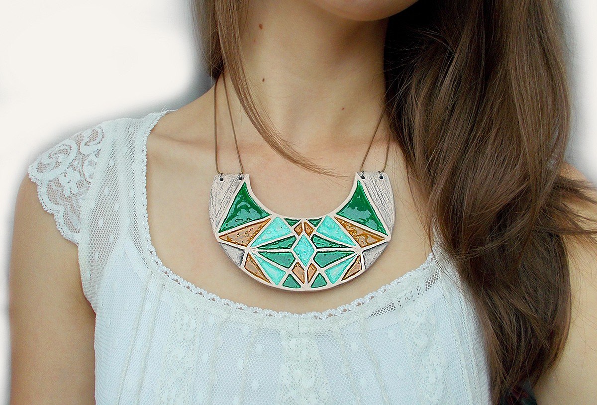 jewelry，Ceramic，Ceramic jewelry，product design，industrial design，Necklace，