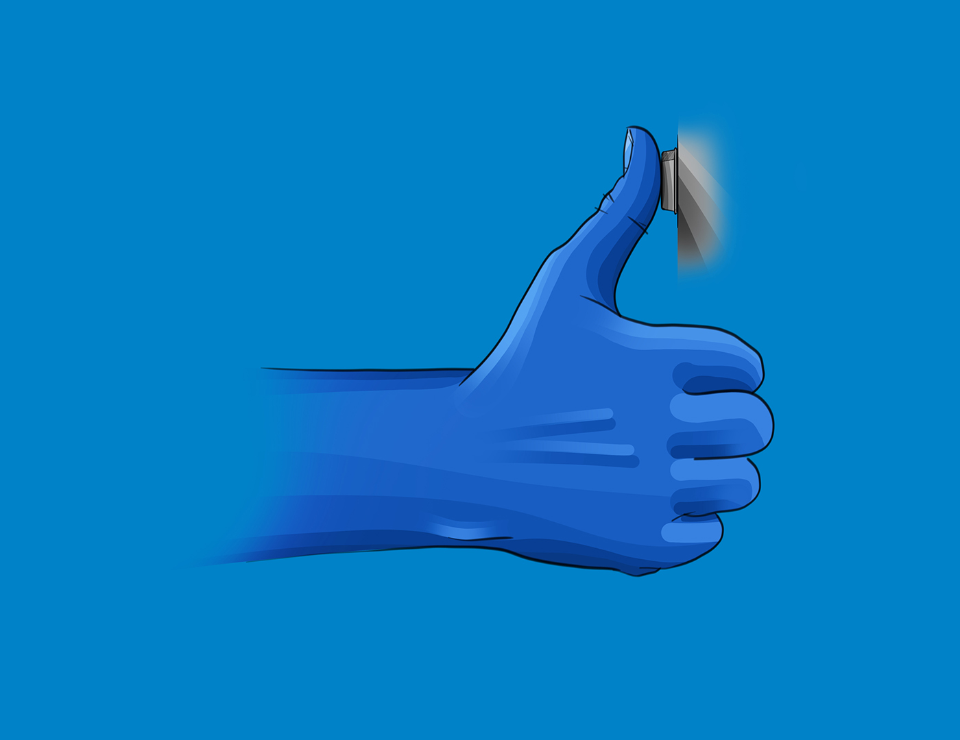 Ubee ，Research，interactive，blue，