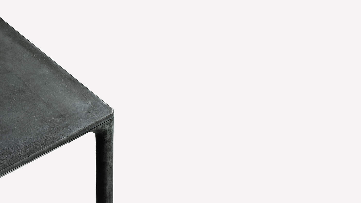 product design，furniture，Concrete material，Boiacca，Table，Minimalist，