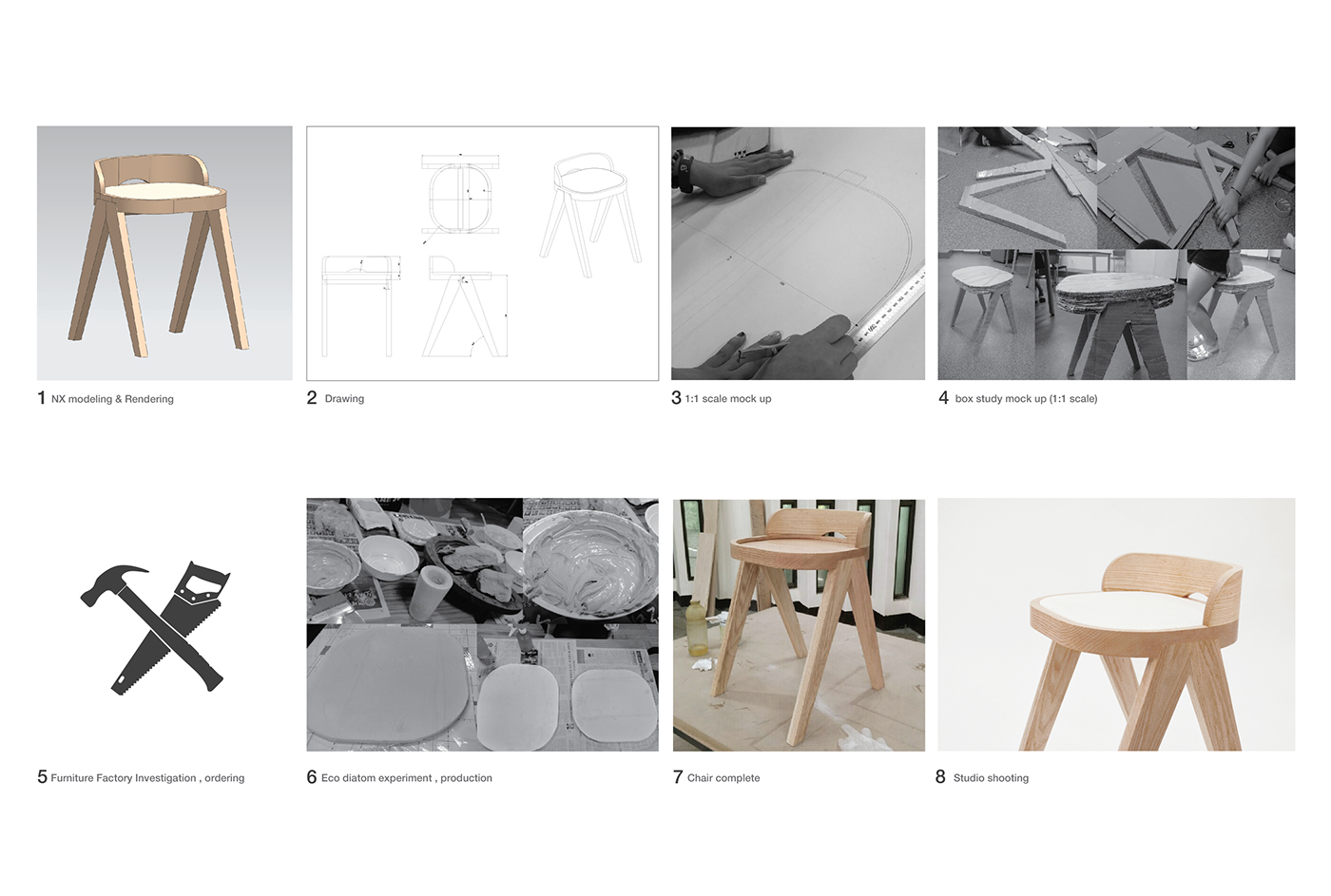 Ecological diatom，chair，BREATH CHAIR，stool，furniture，