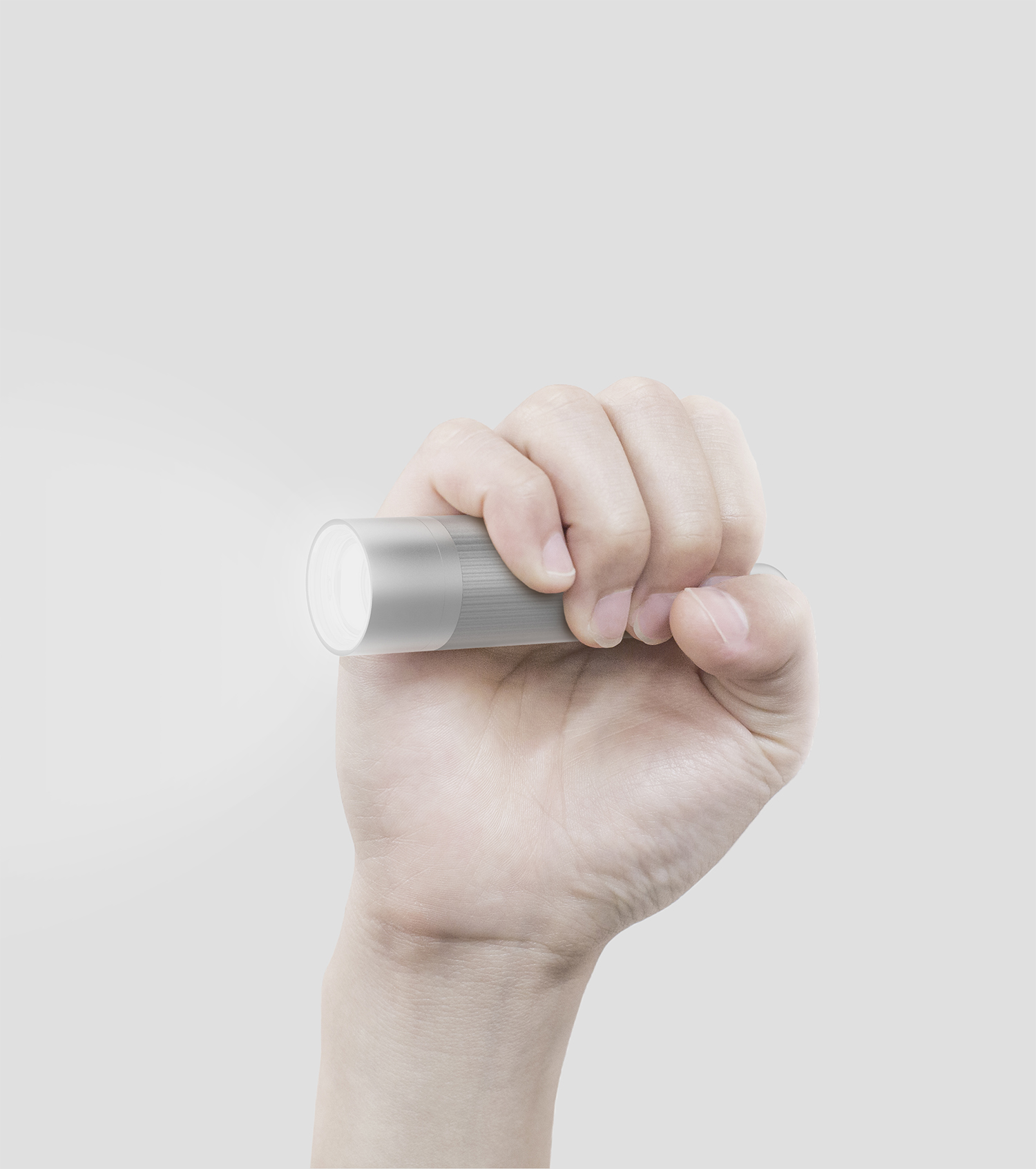 My Light，MUJI，lamps and lanterns，Aluminium，Flashlight，silver，Minimalist，