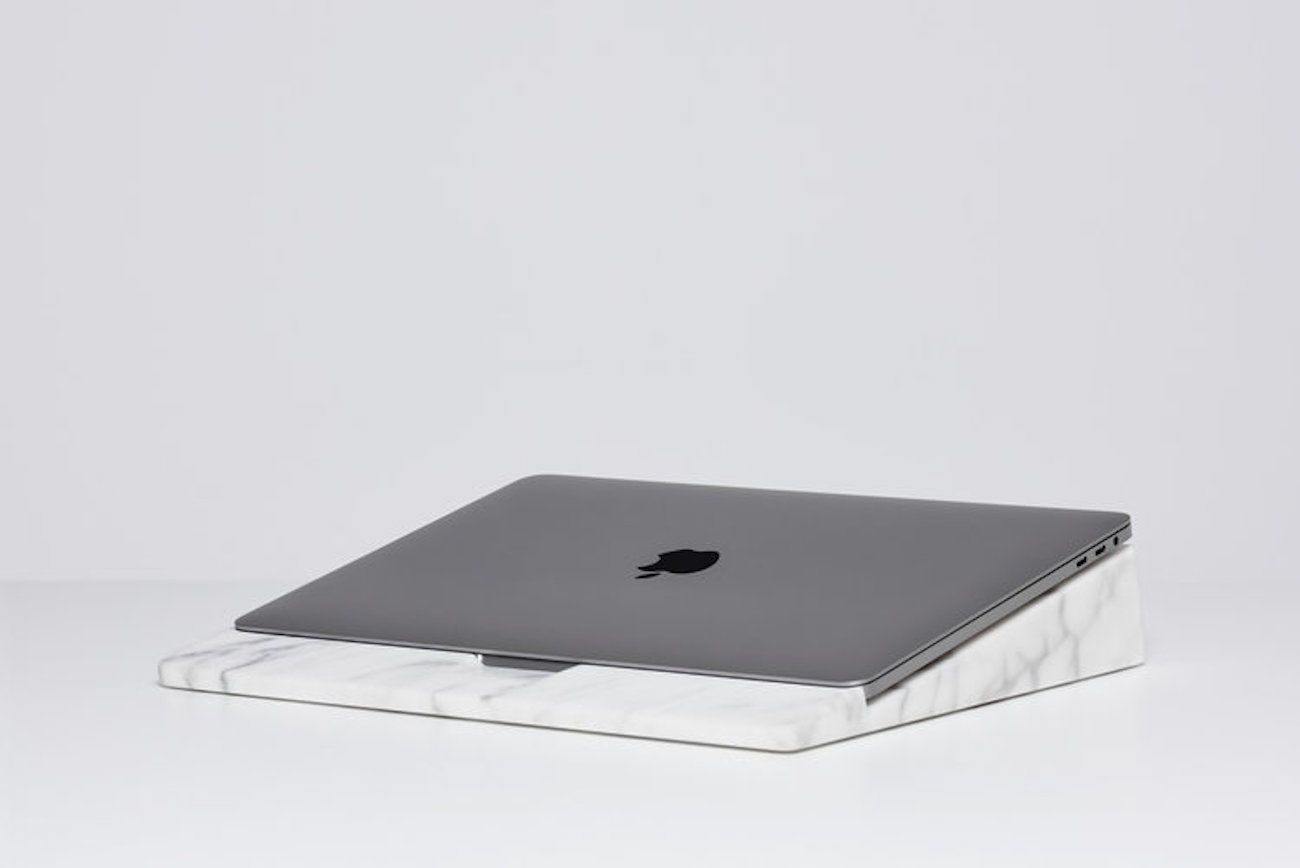 product design，Marble material，Digital accessories，Computer stand，Apple Computer，