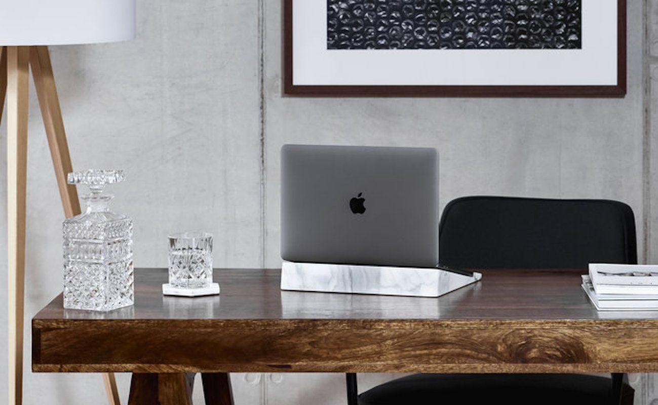 product design，Marble material，Digital accessories，Computer stand，Apple Computer，