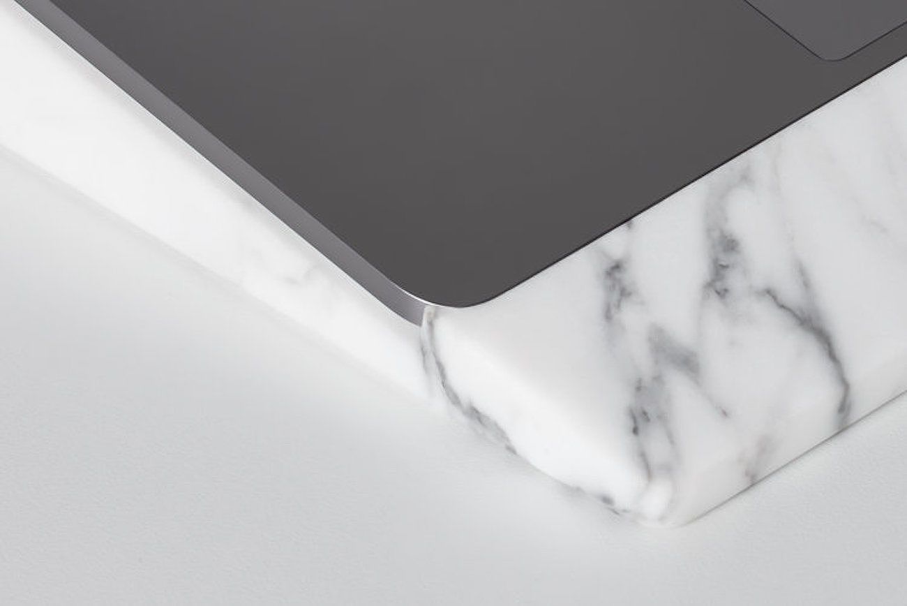 product design，Marble material，Digital accessories，Computer stand，Apple Computer，