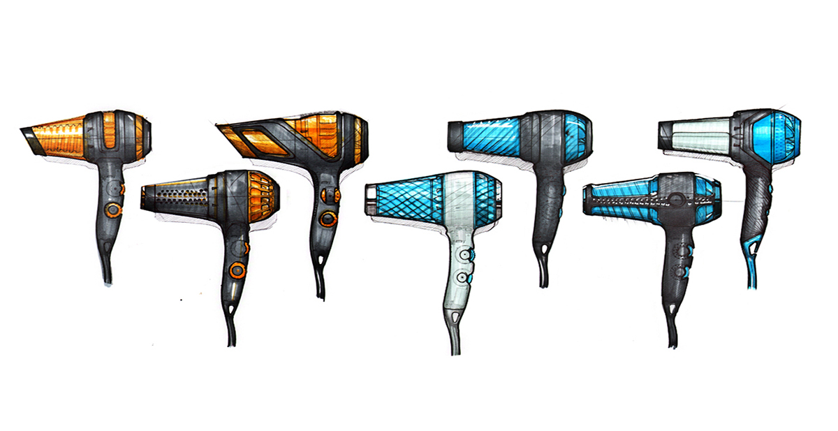 Hand drawn，marker pen，product design，sketch，