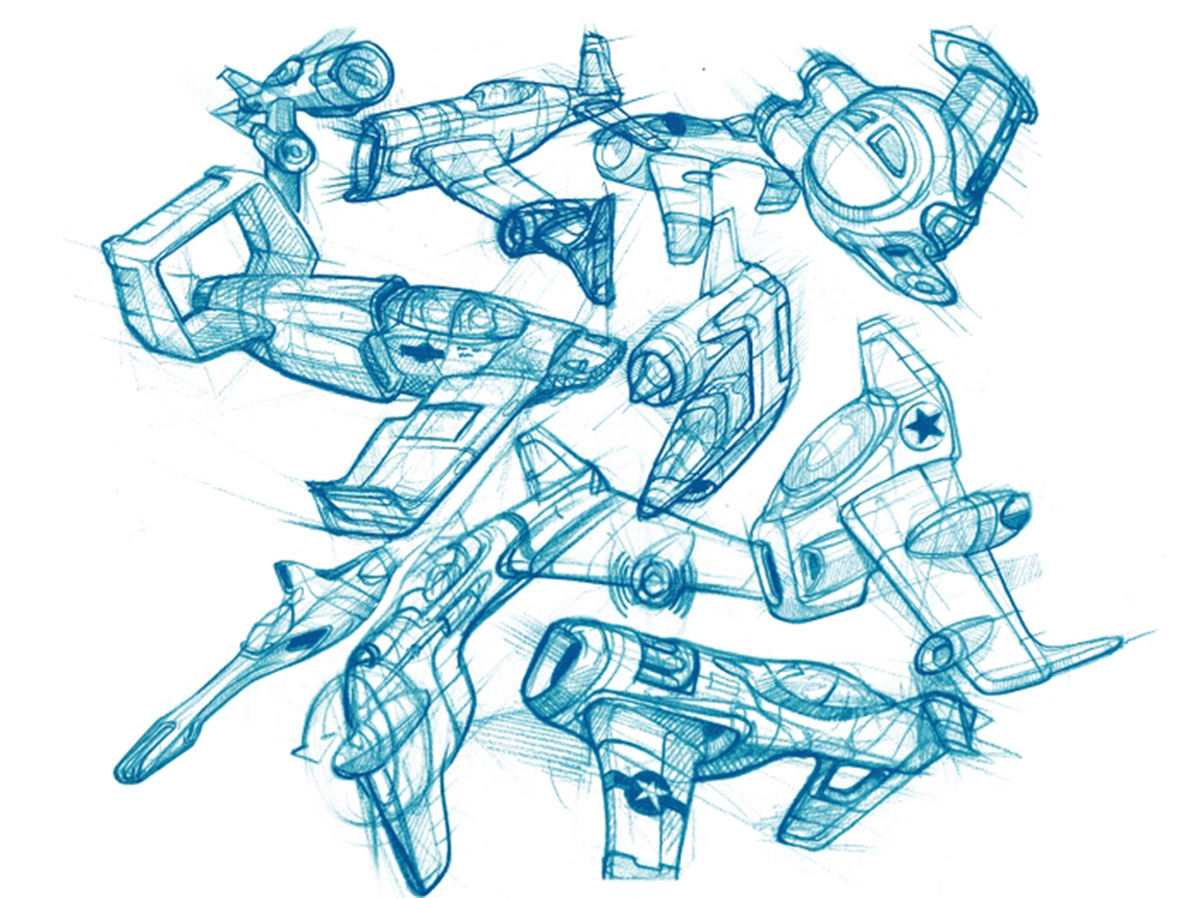 Hand drawn，marker pen，product design，sketch，