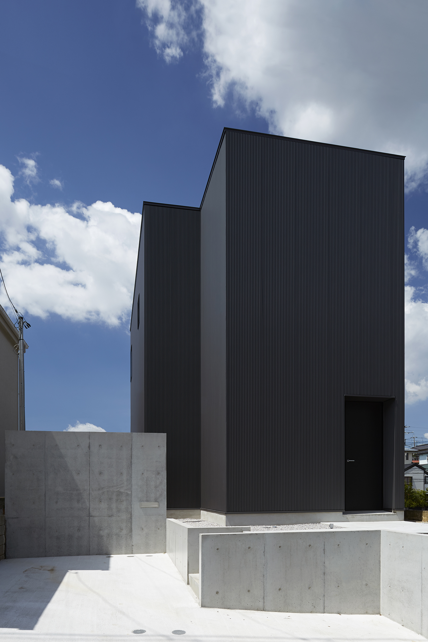 Black Box House，Architectural design，black，